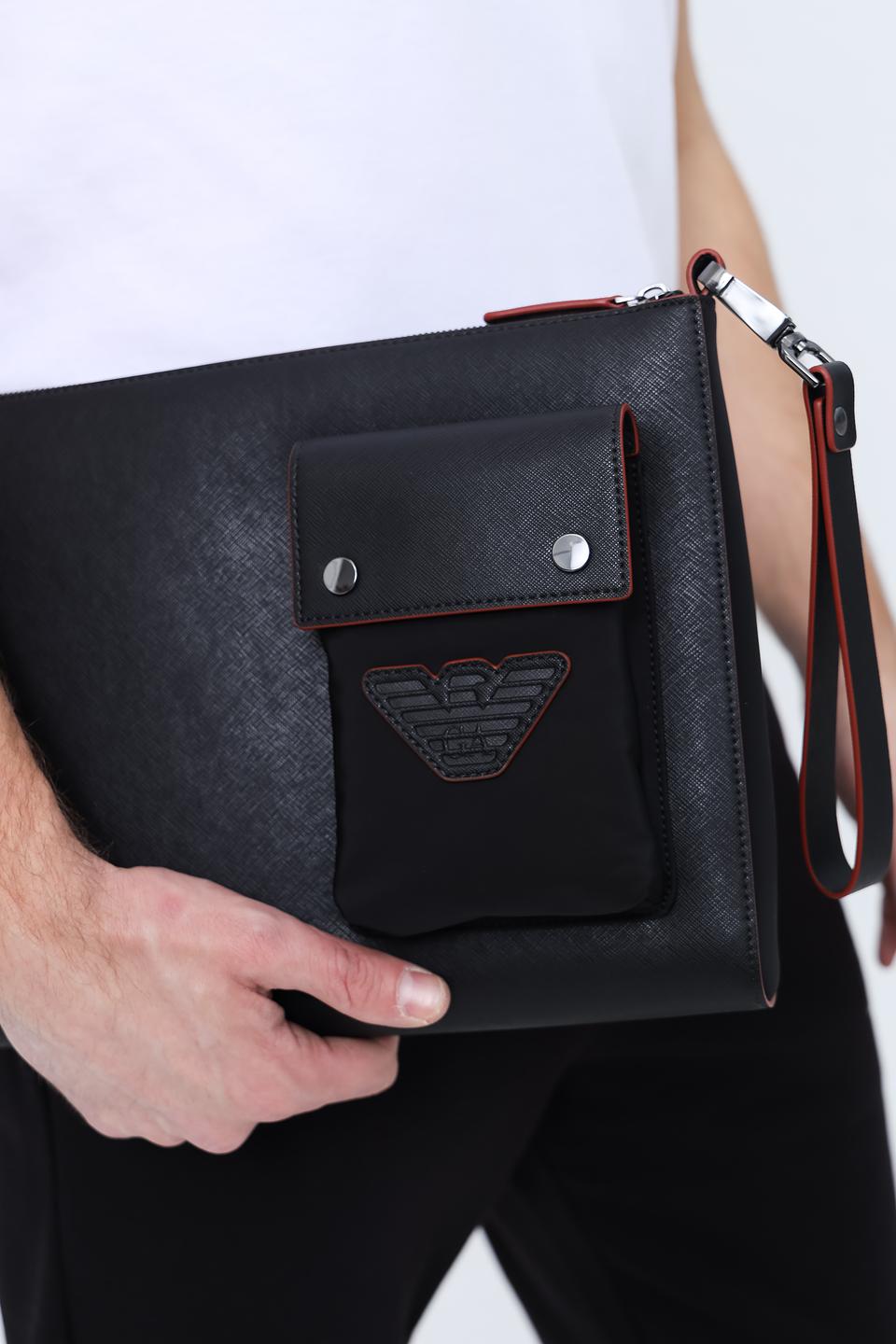 Клатч Emporio Armani чёрный