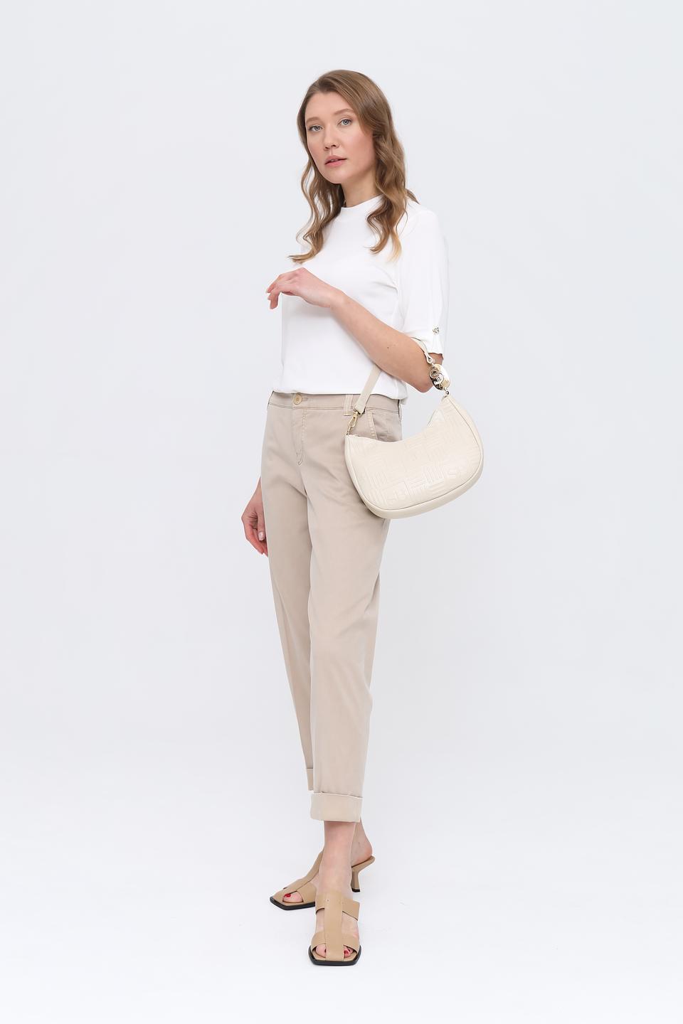 Сумка Sara Burglar стеганая бежевая