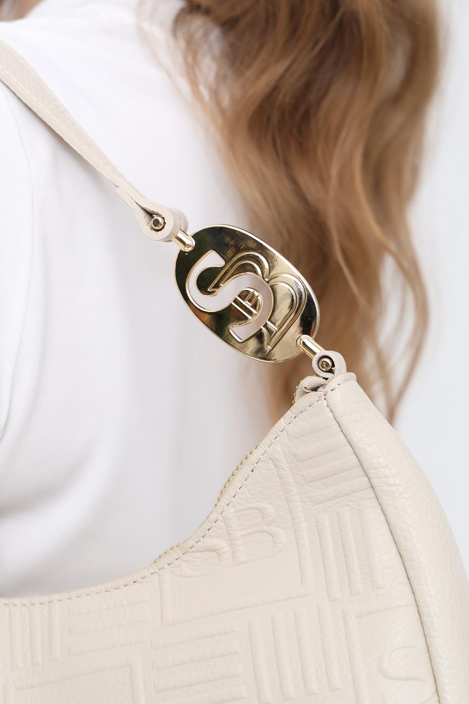 Сумка Sara Burglar стеганая бежевая