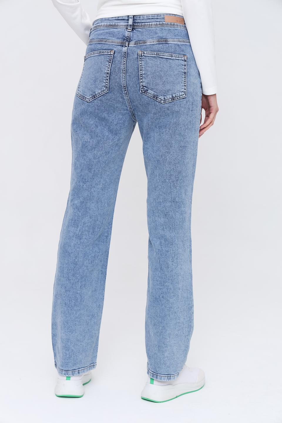 Джинсы Oui прямого кроя голубые