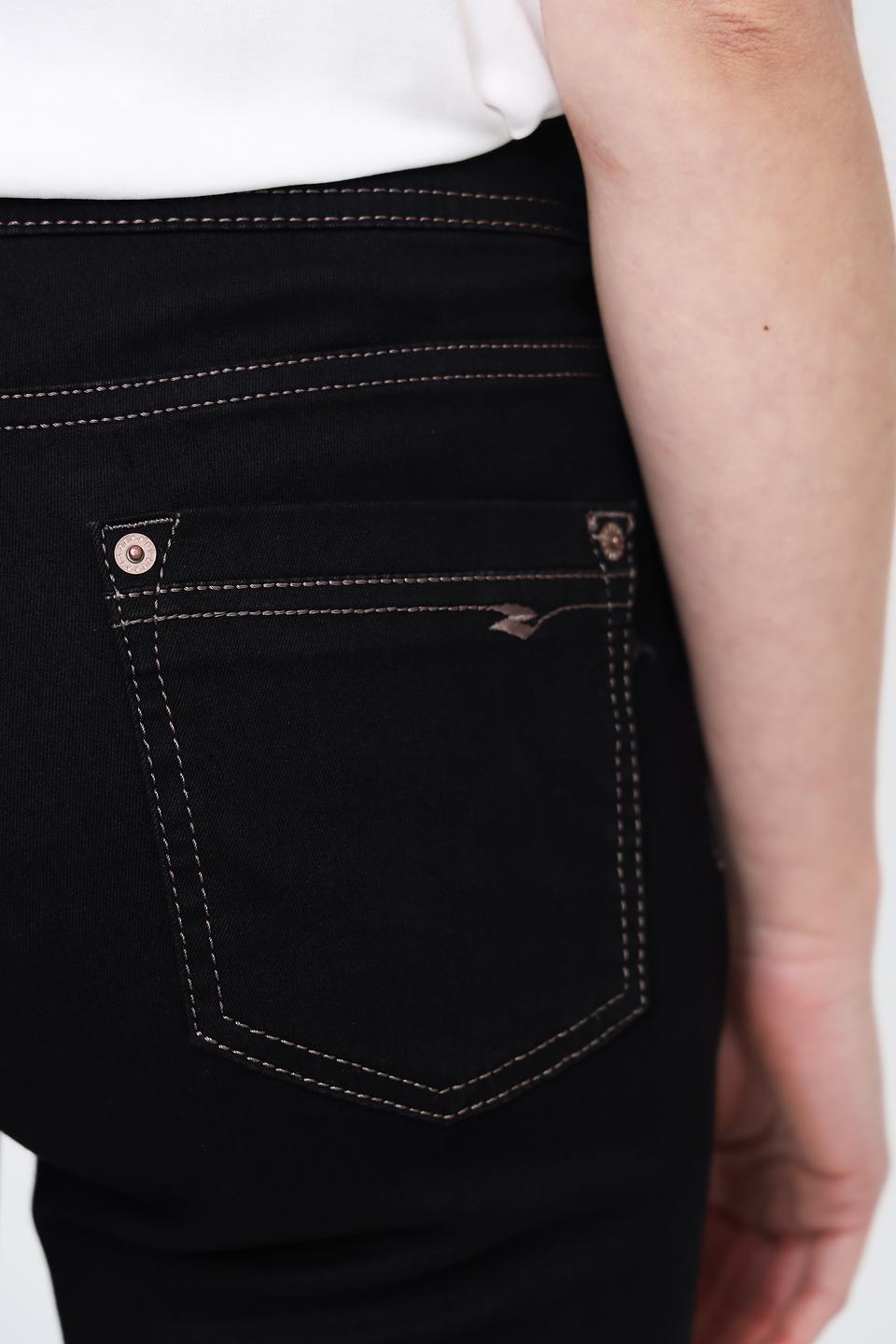 Брюки Zerres с контрастной строчкой черные