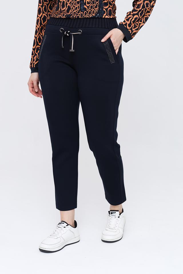 Брюки Frapp кюлоты темно-синие