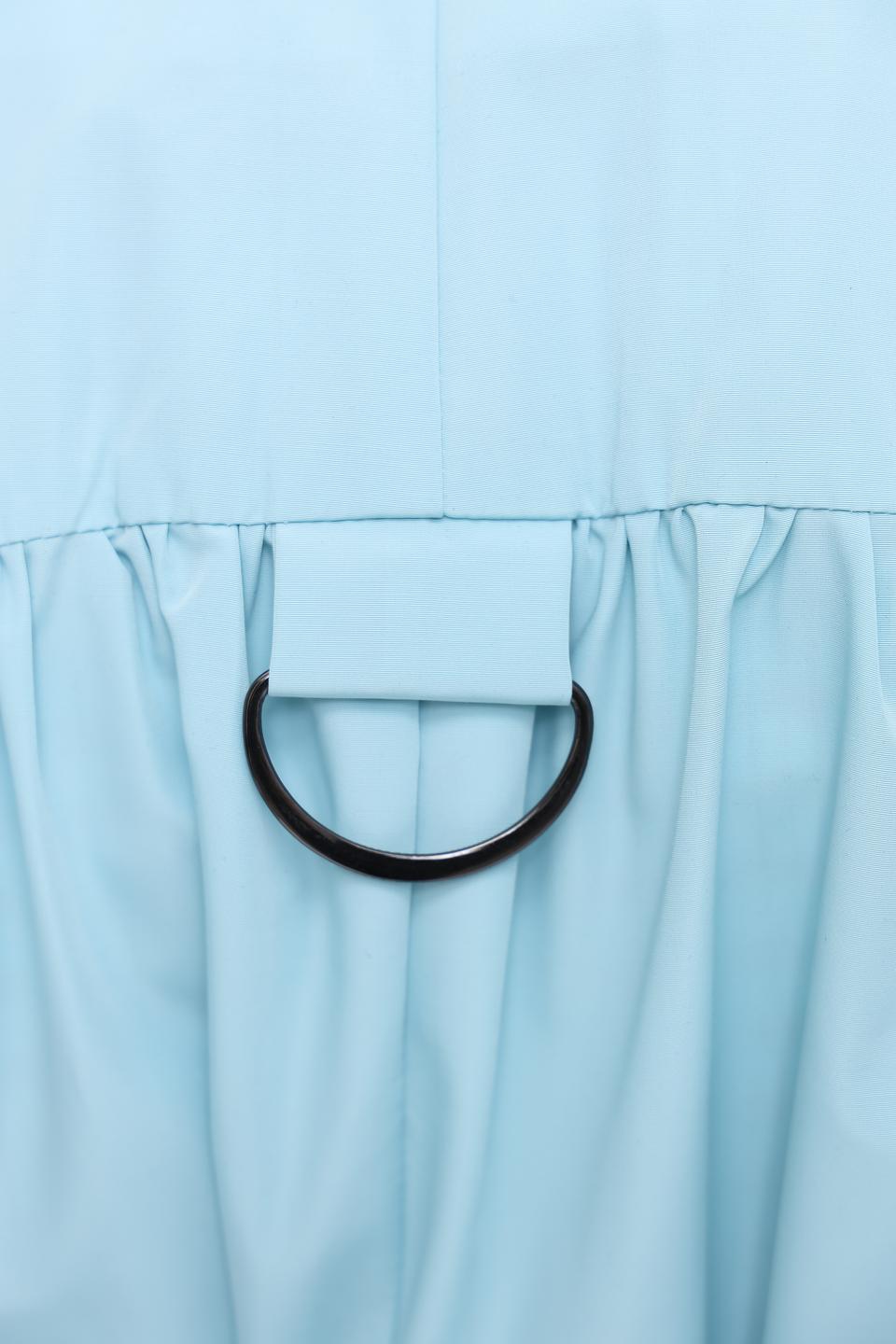 Плащ Beatris голубой приталенный