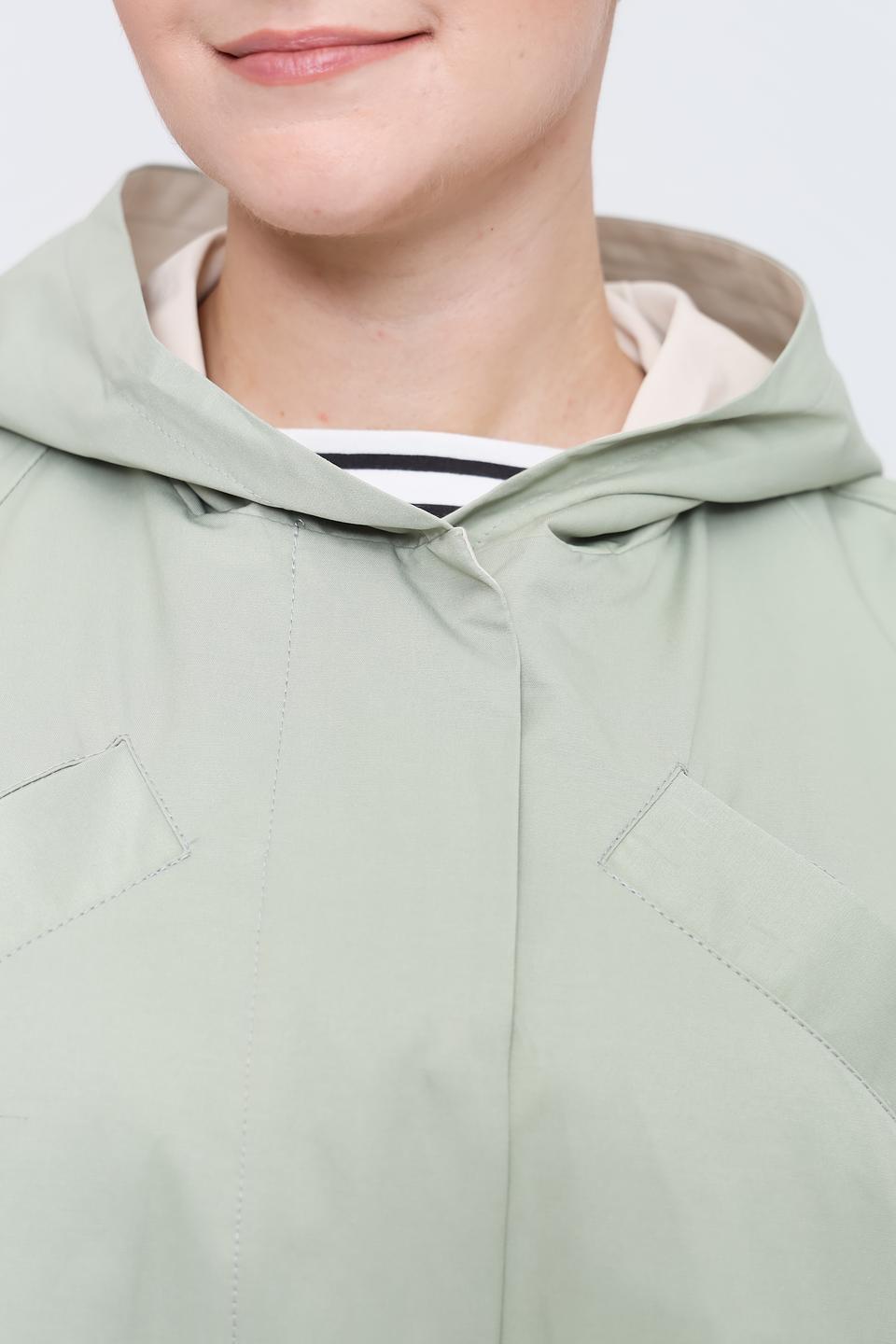 Плащ Beatris оверсайз мятный