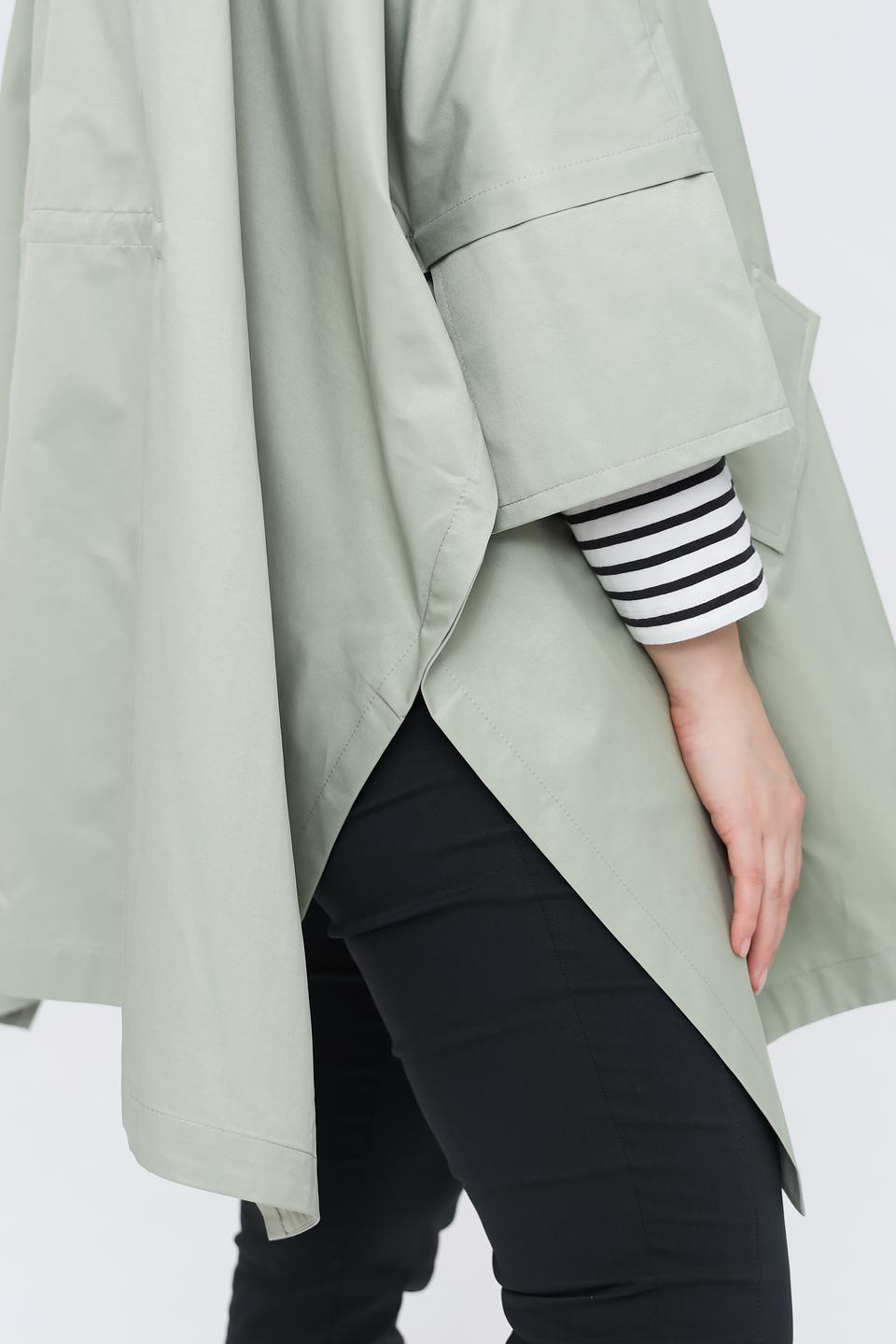 Плащ Beatris оверсайз мятный