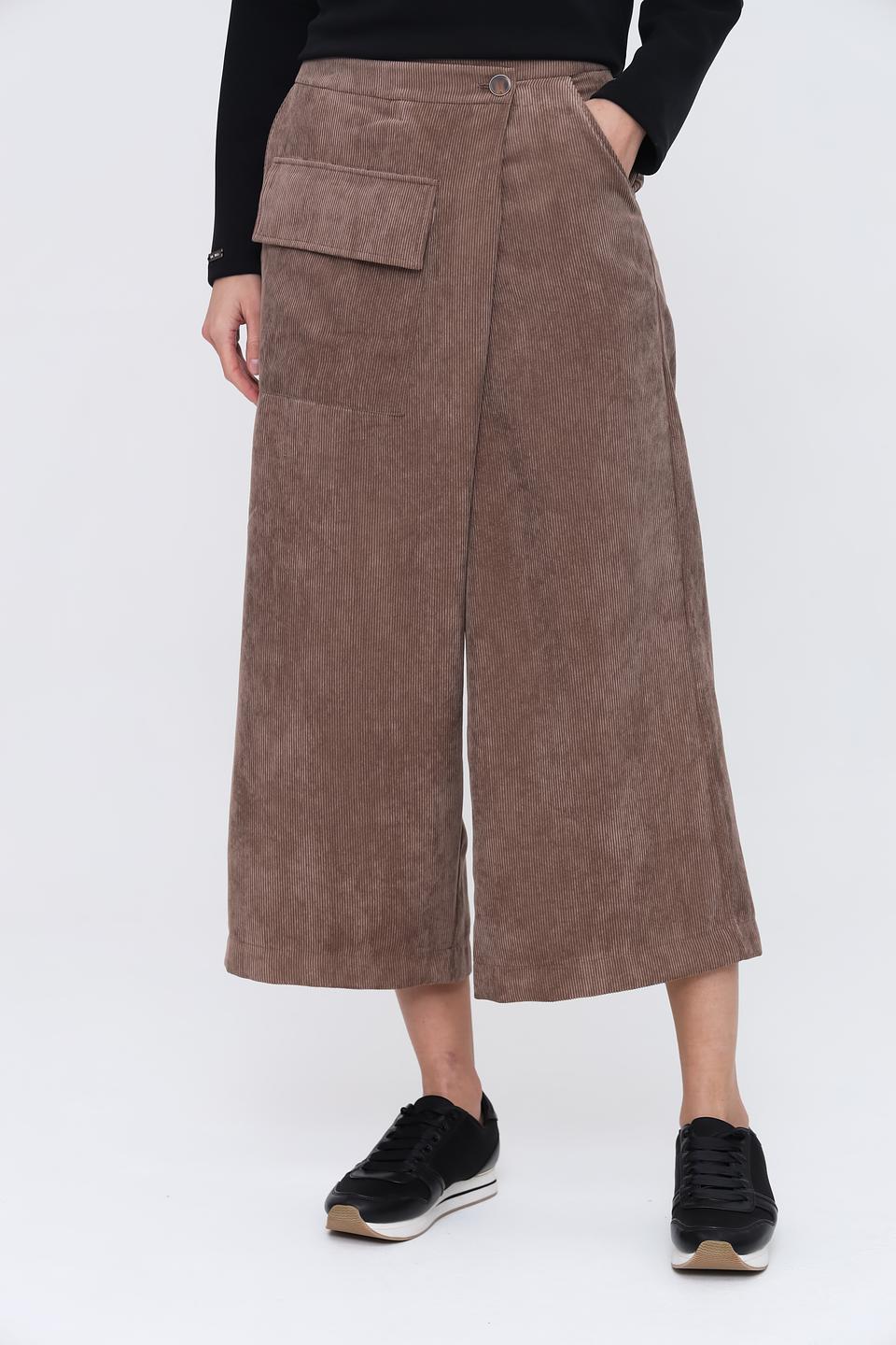 Брюки кюлоты Beatris коричневые