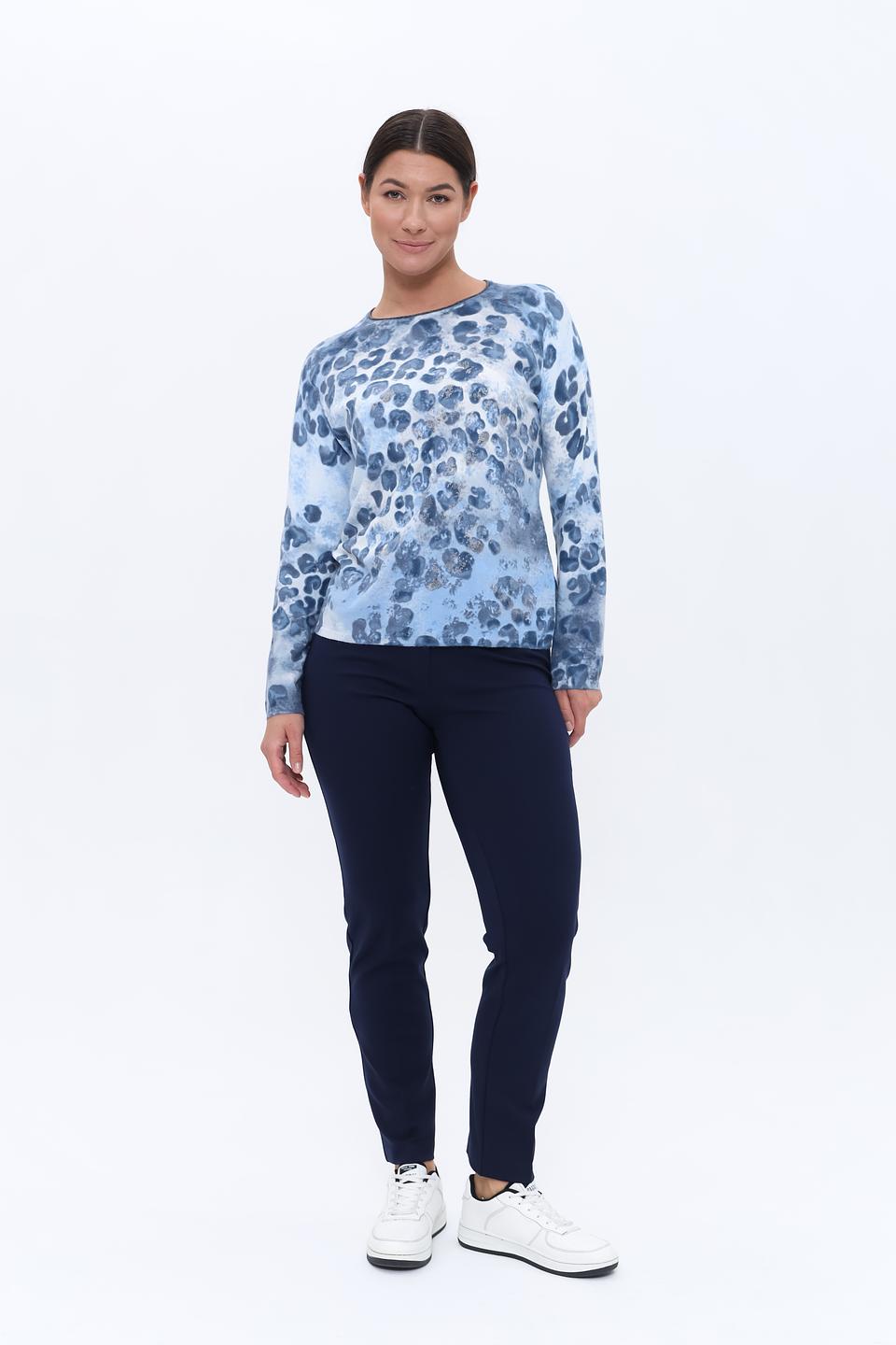 Пуловер Rabe collection с леопардовым принтом