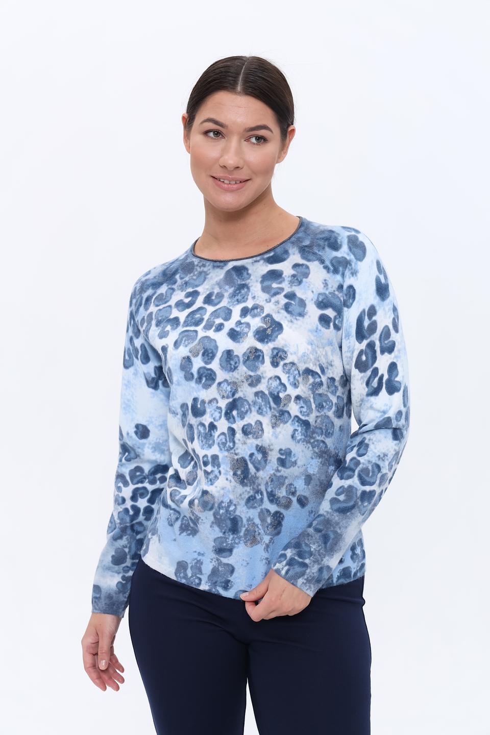 Пуловер Rabe collection с леопардовым принтом