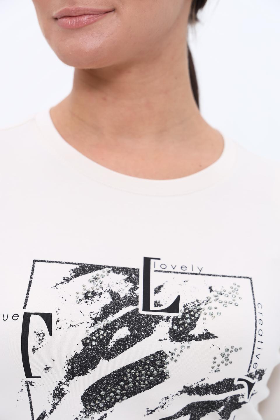 Лонгслив Lecomte с принтом