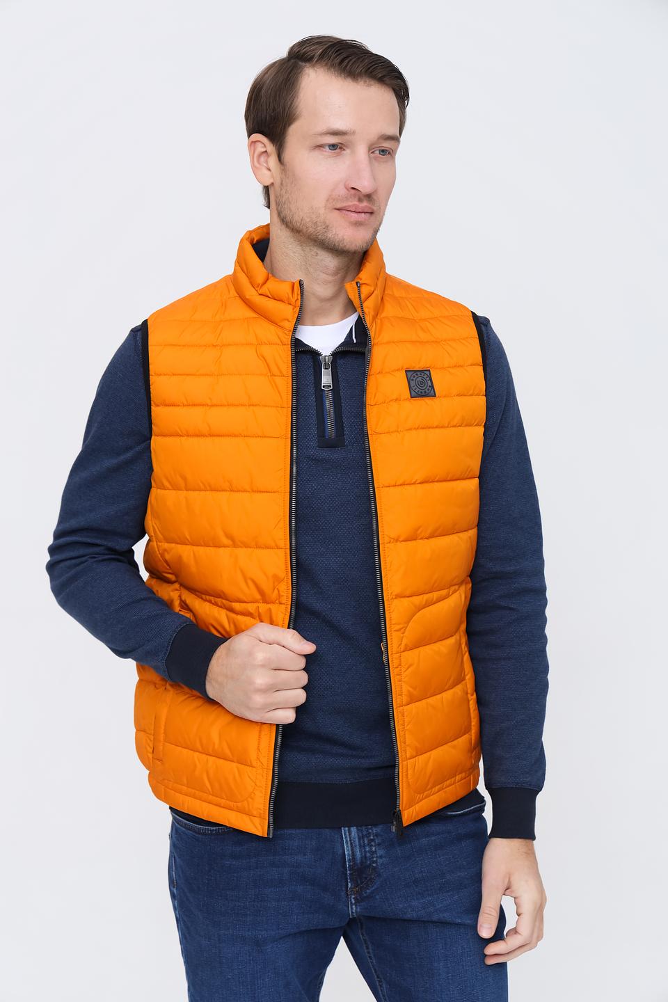 Жилет Bugatti стеганый оранжевый