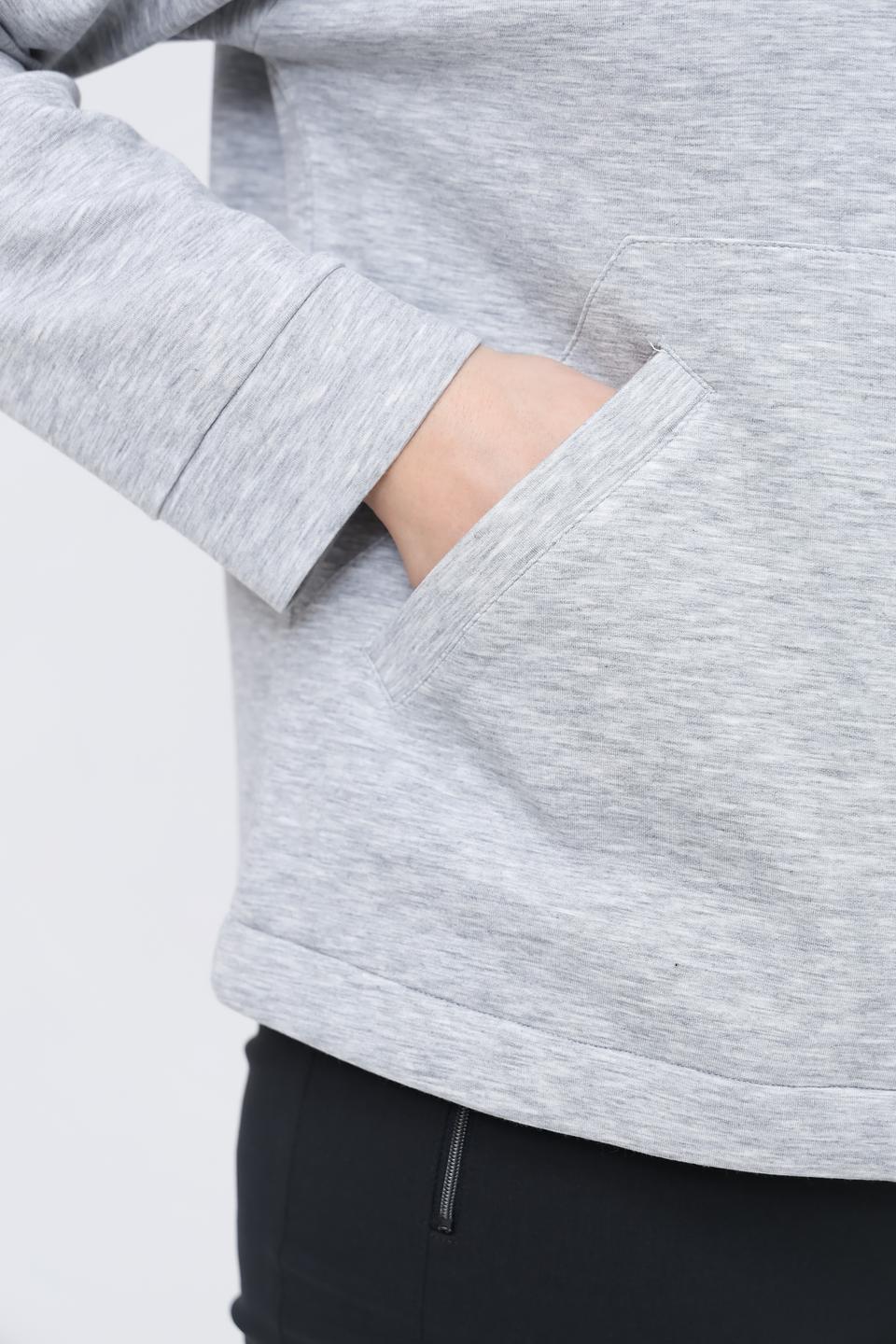 Жакет Via Appia с капюшоном серый