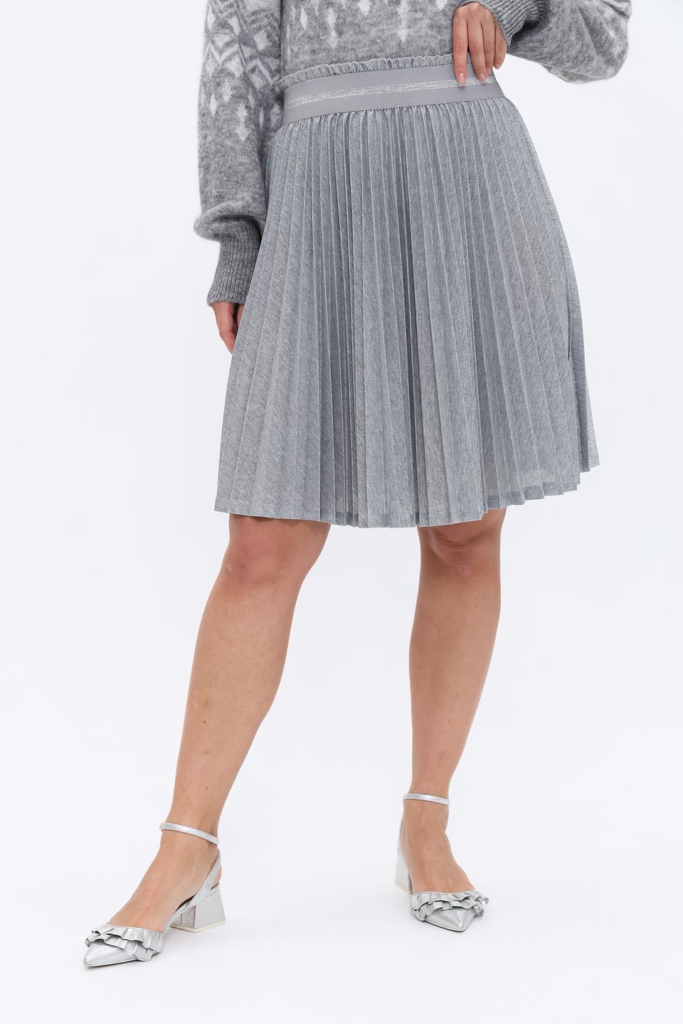 Юбка Monari плиссированная серая
