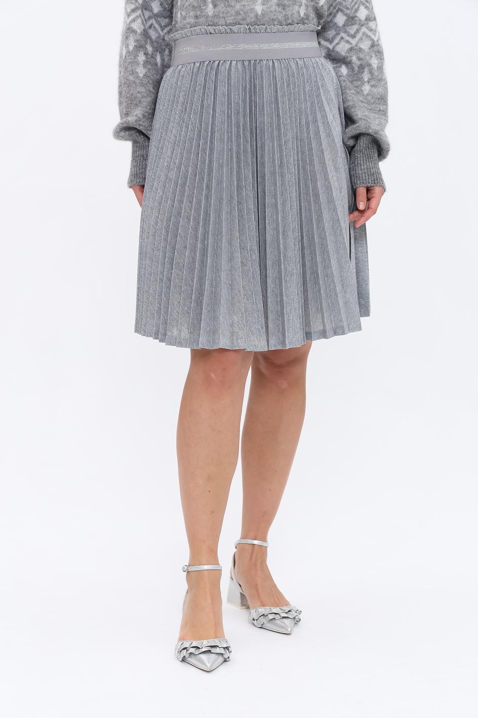 Юбка Monari плиссированная серая