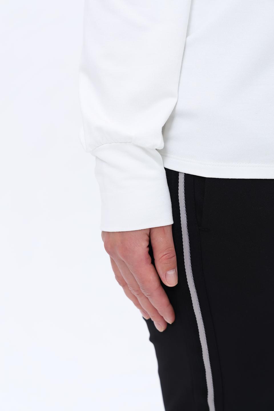 Лонгслив Monari с принтом Catwalk белый