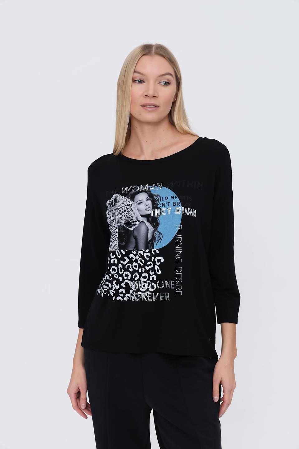 Лонгслив Monari с принтом