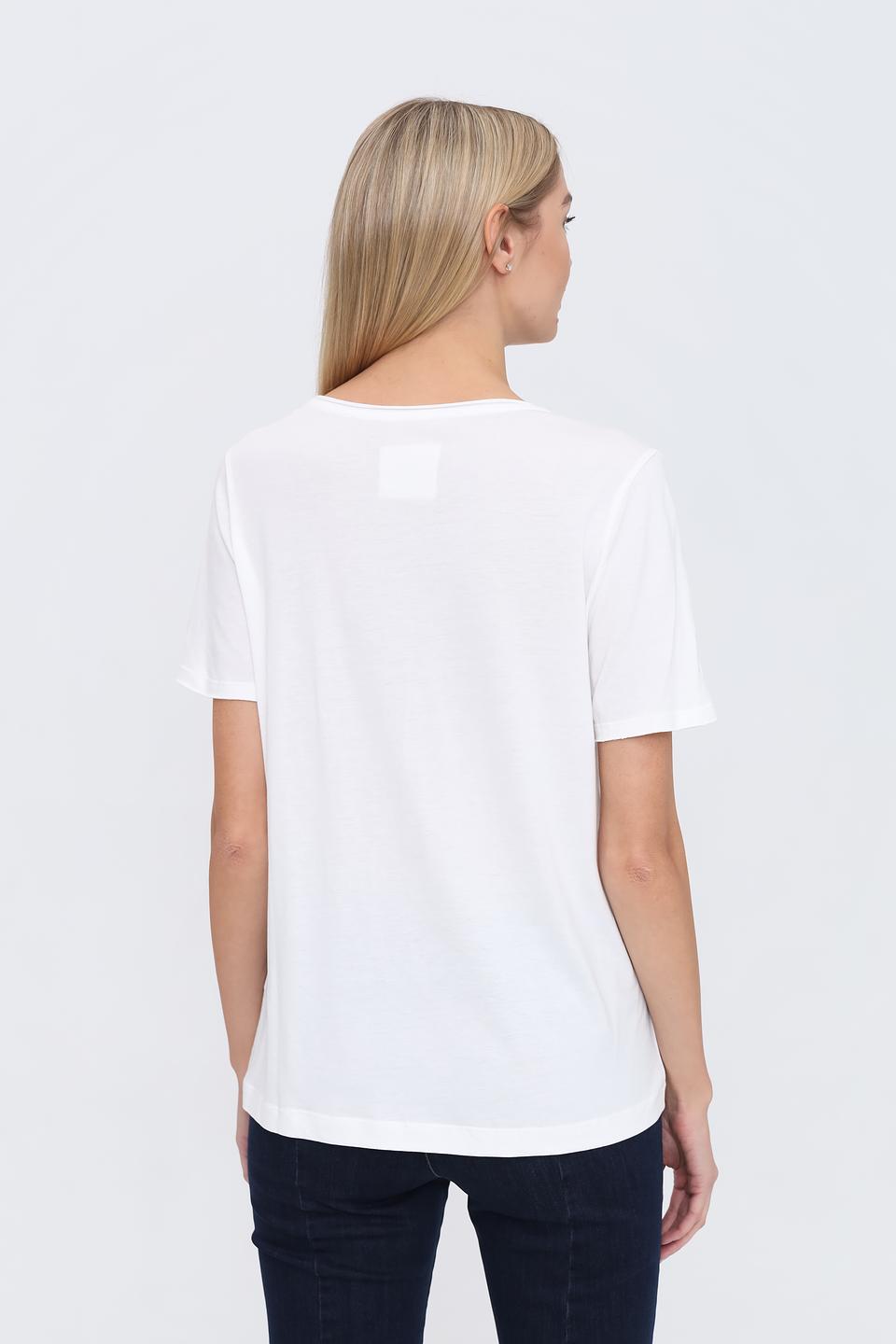 Футболка Oui с цветочным принтом