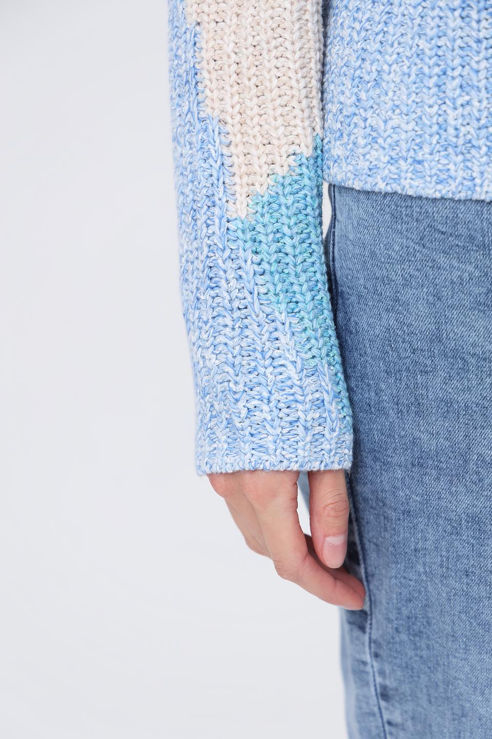 Пуловер Oui с геометрическим узором