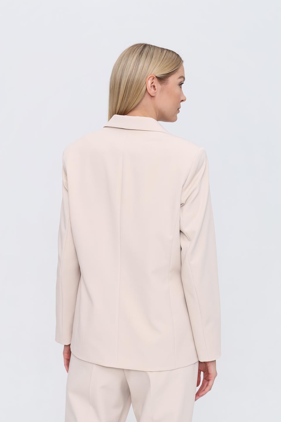 Жакет Bianca приталенный бежевый