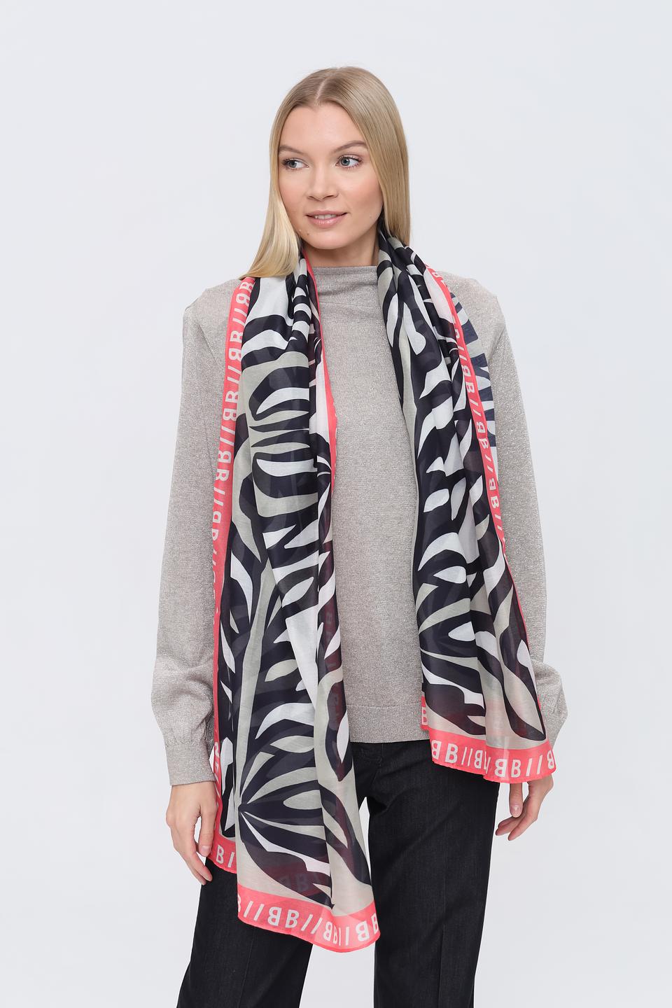 Шарф Bianca с принтом зебра