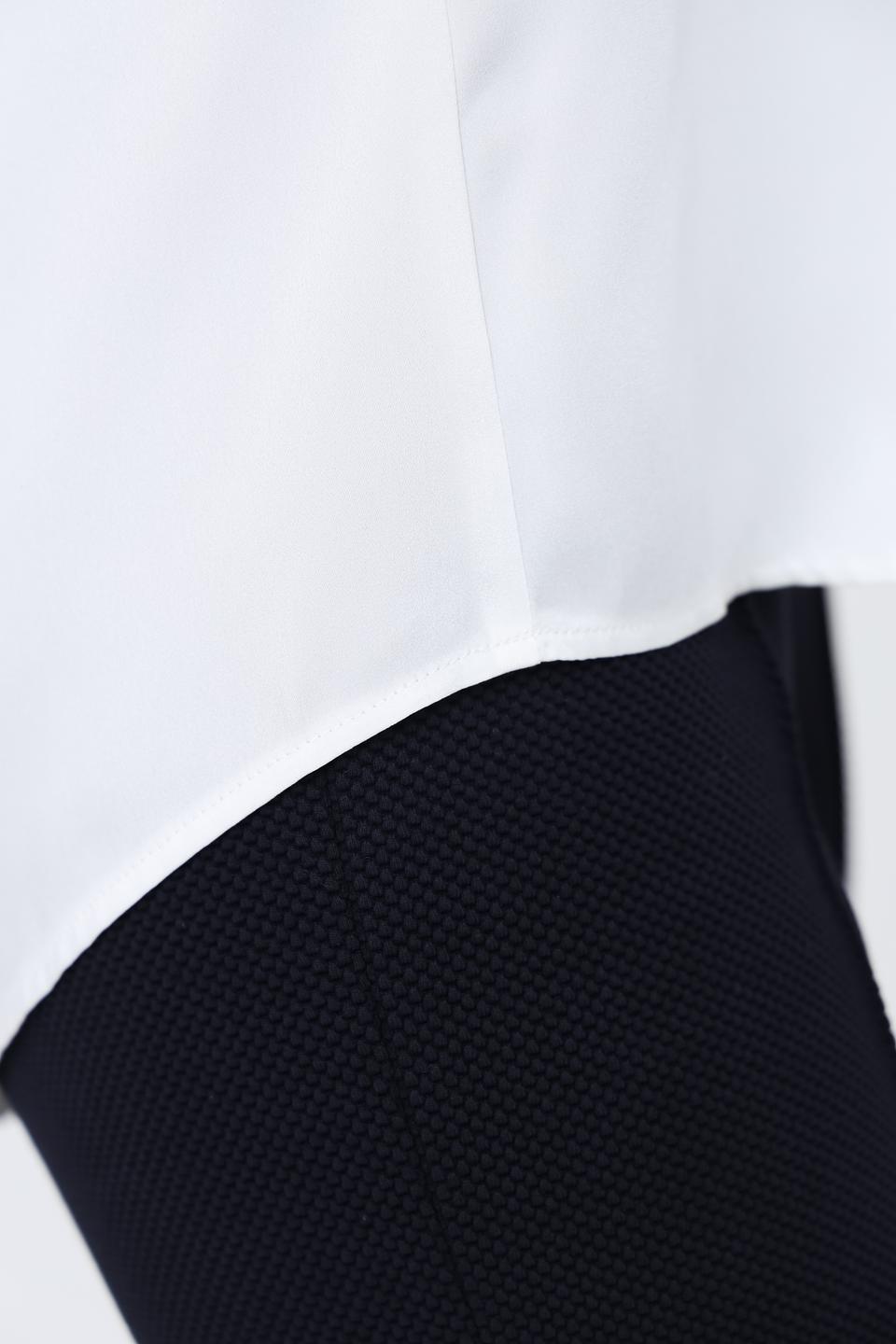 Блуза Marc Cain белый с V-образным вырезом