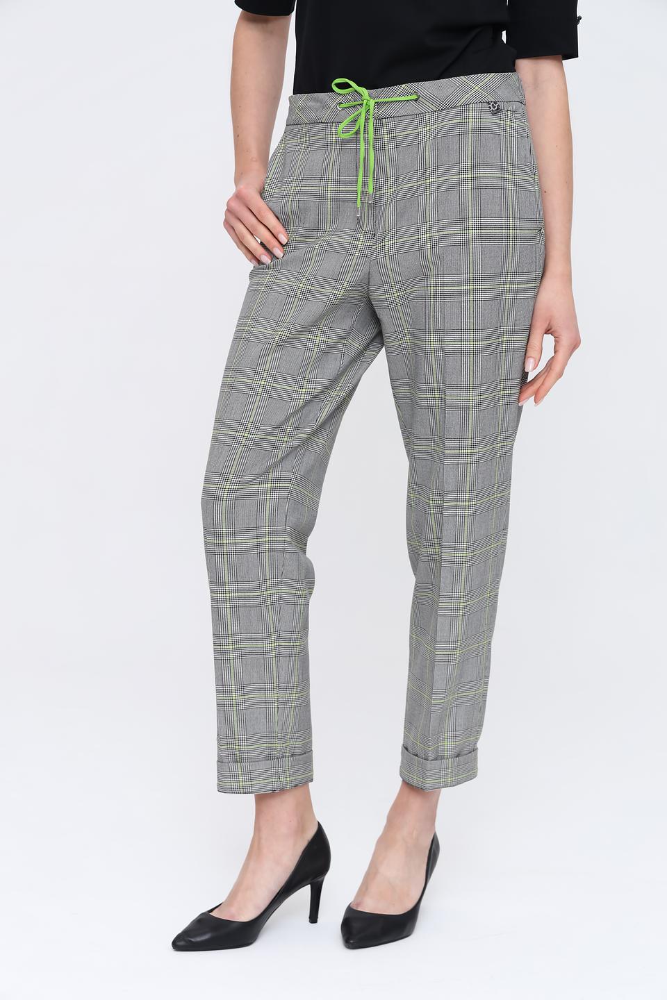 Брюки Marc Cain в клетку с завязками