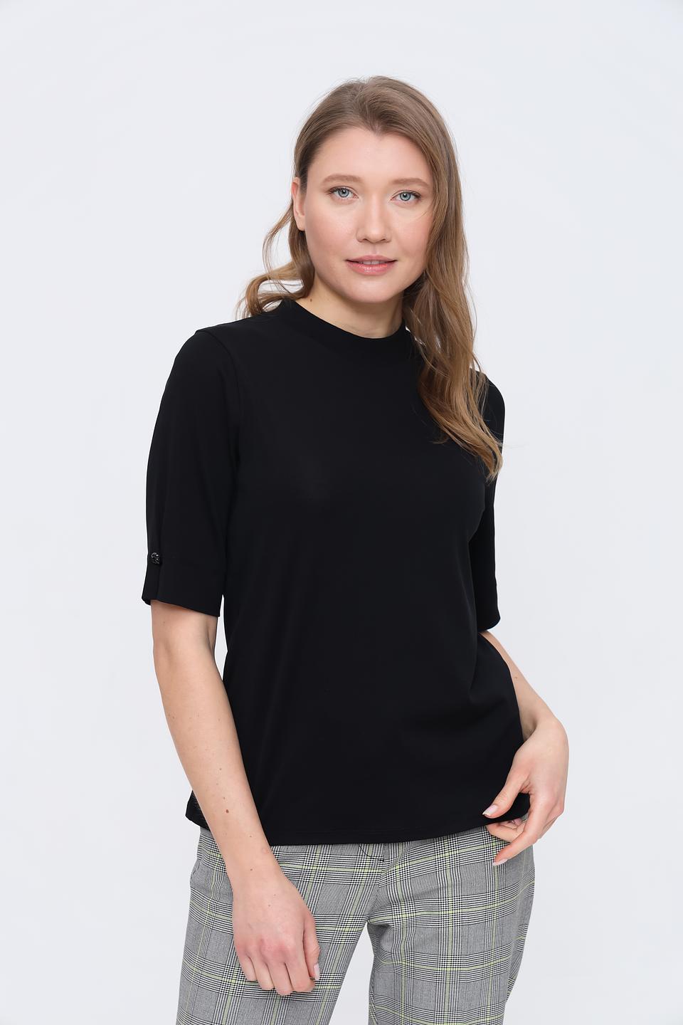 Футболка Marc Cain чёрная с рукавами 3/4