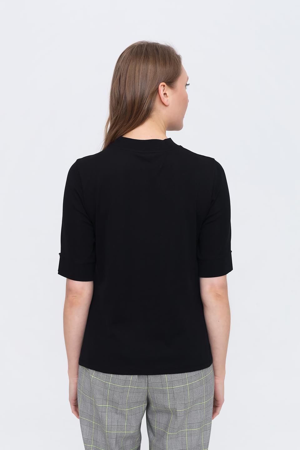 Футболка Marc Cain чёрная с рукавами 3/4