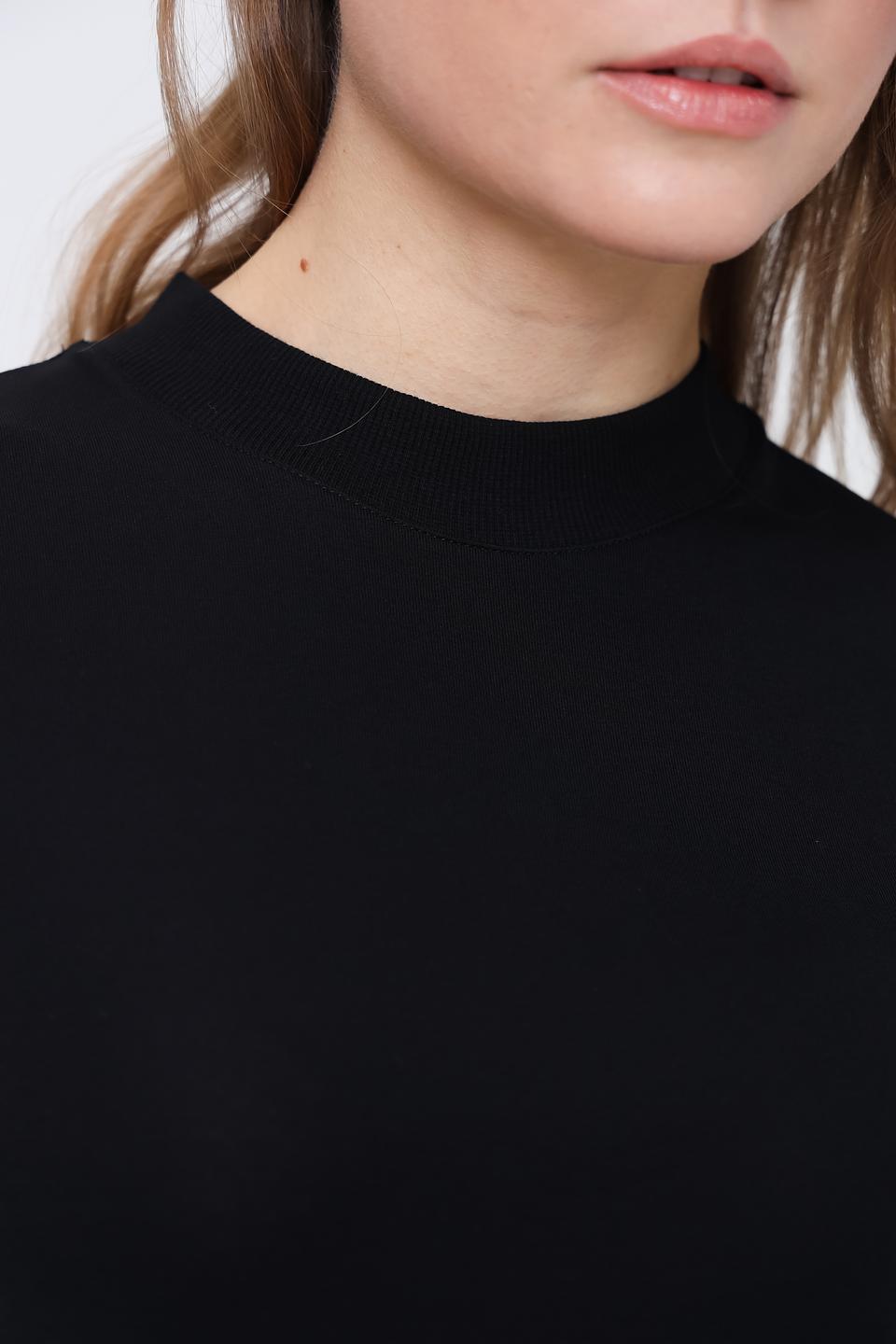 Футболка Marc Cain чёрная с рукавами 3/4