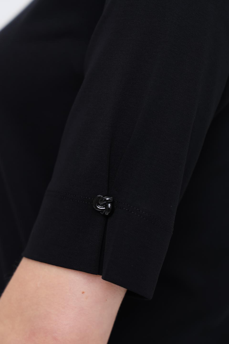 Футболка Marc Cain чёрная с рукавами 3/4