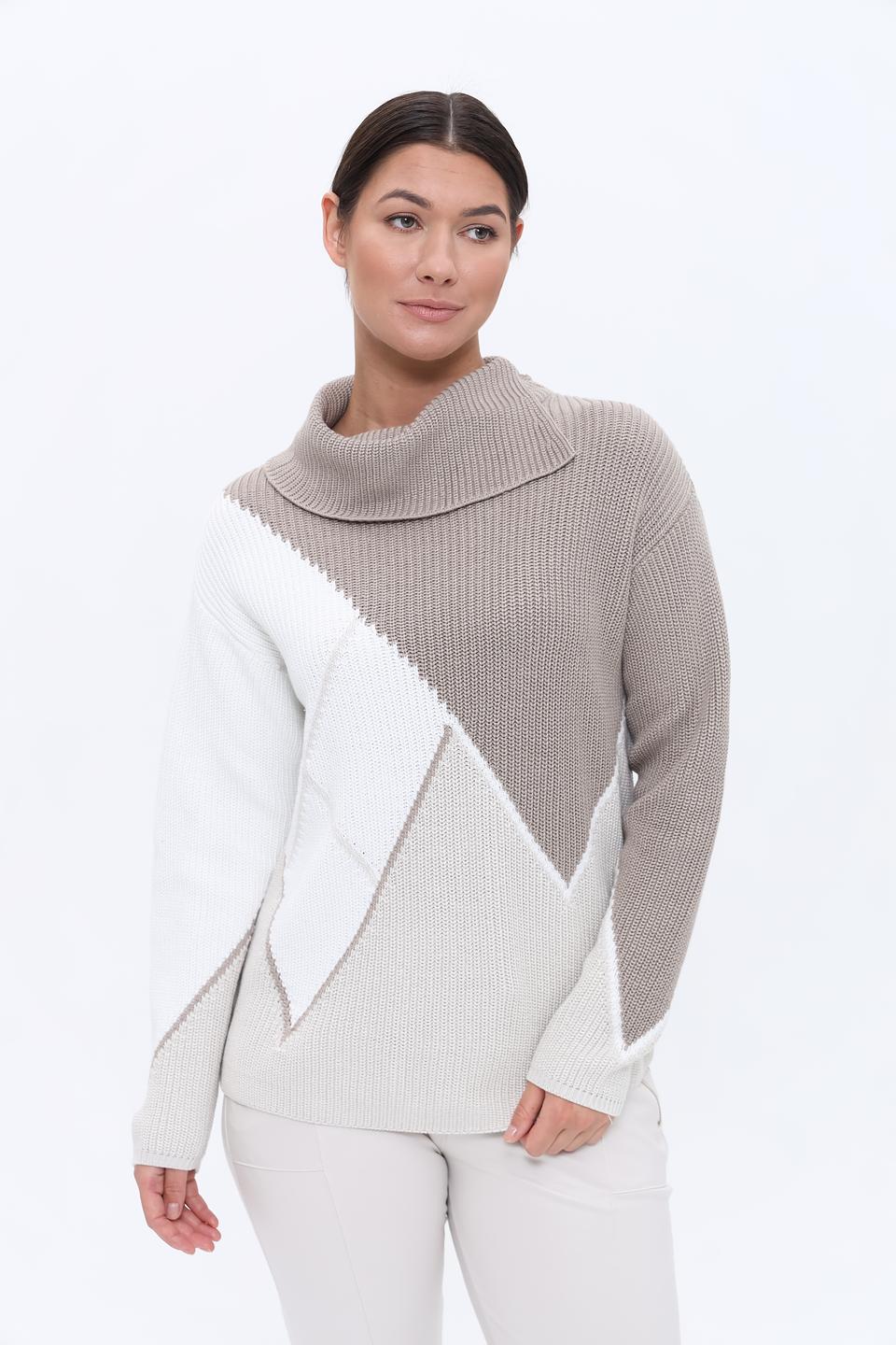 Пуловер Monari с геометрическим узором