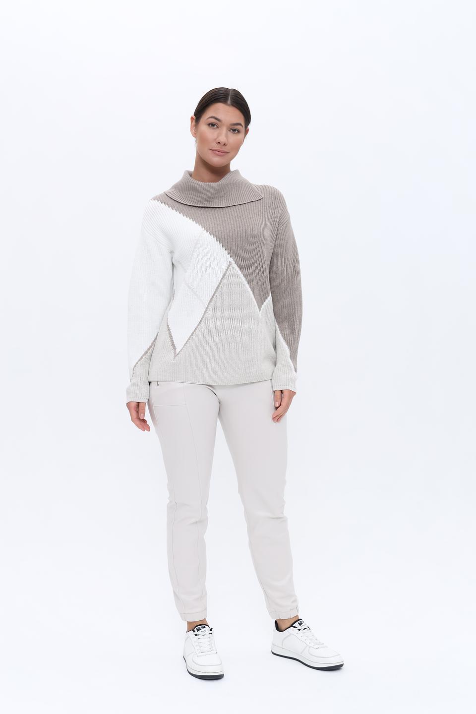 Пуловер Monari с геометрическим узором