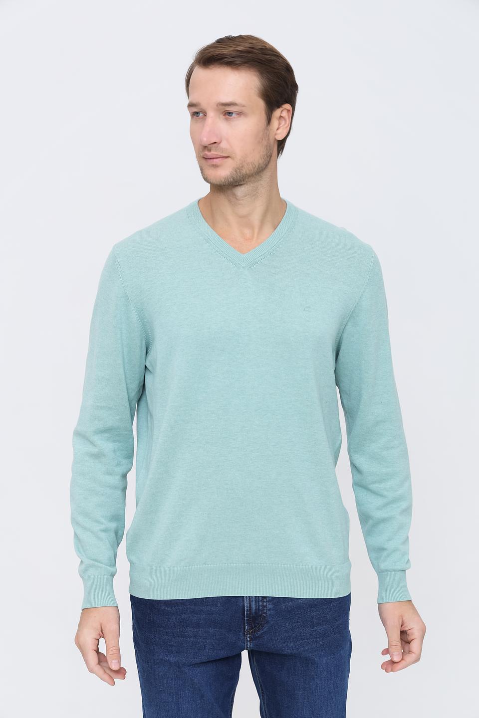 Джемпер Casa Moda V-образный мятный