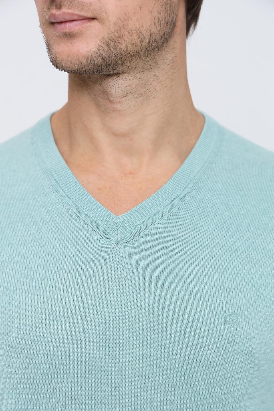 Джемпер Casa Moda V-образный мятный