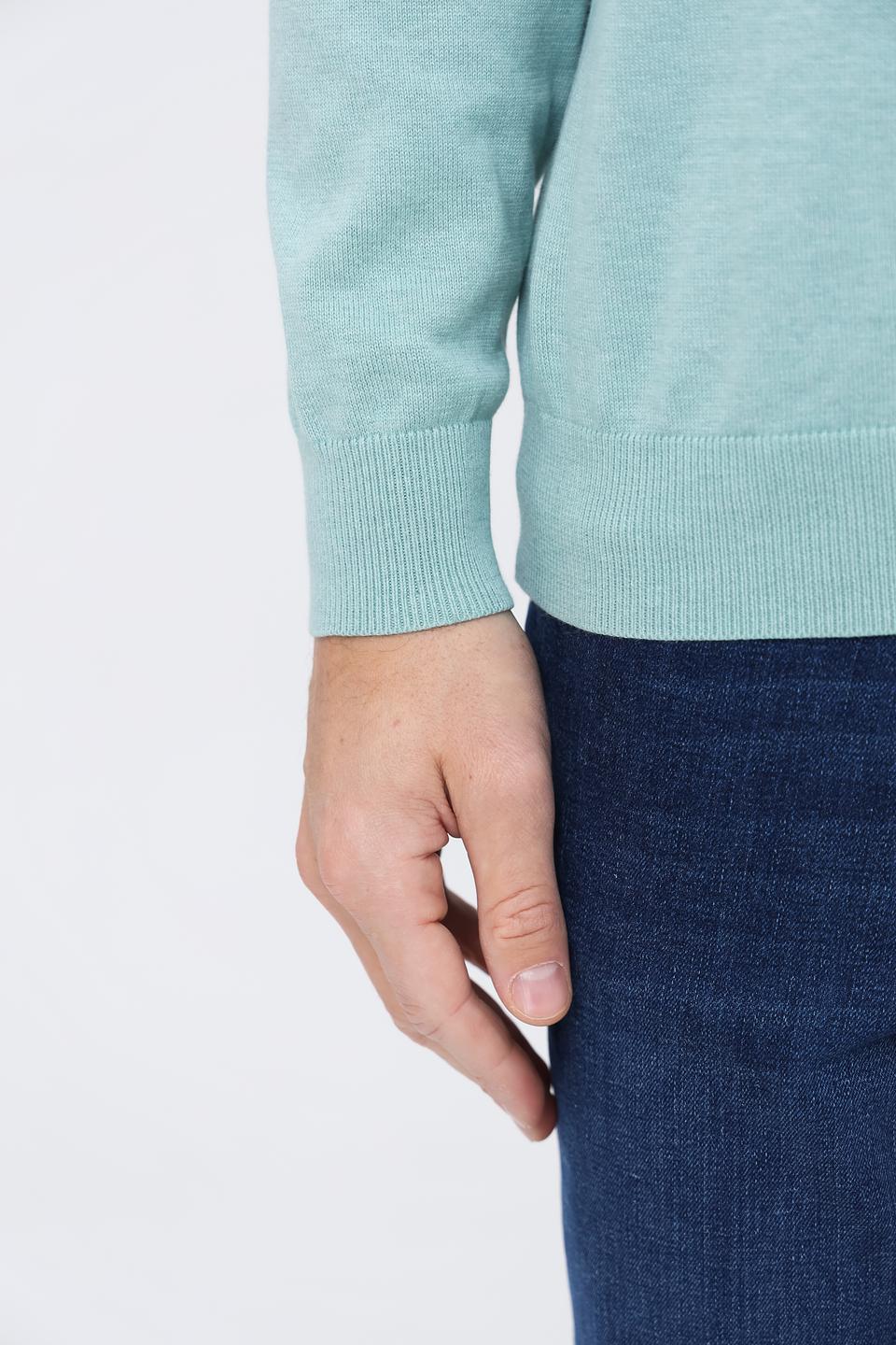 Джемпер Casa Moda V-образный мятный