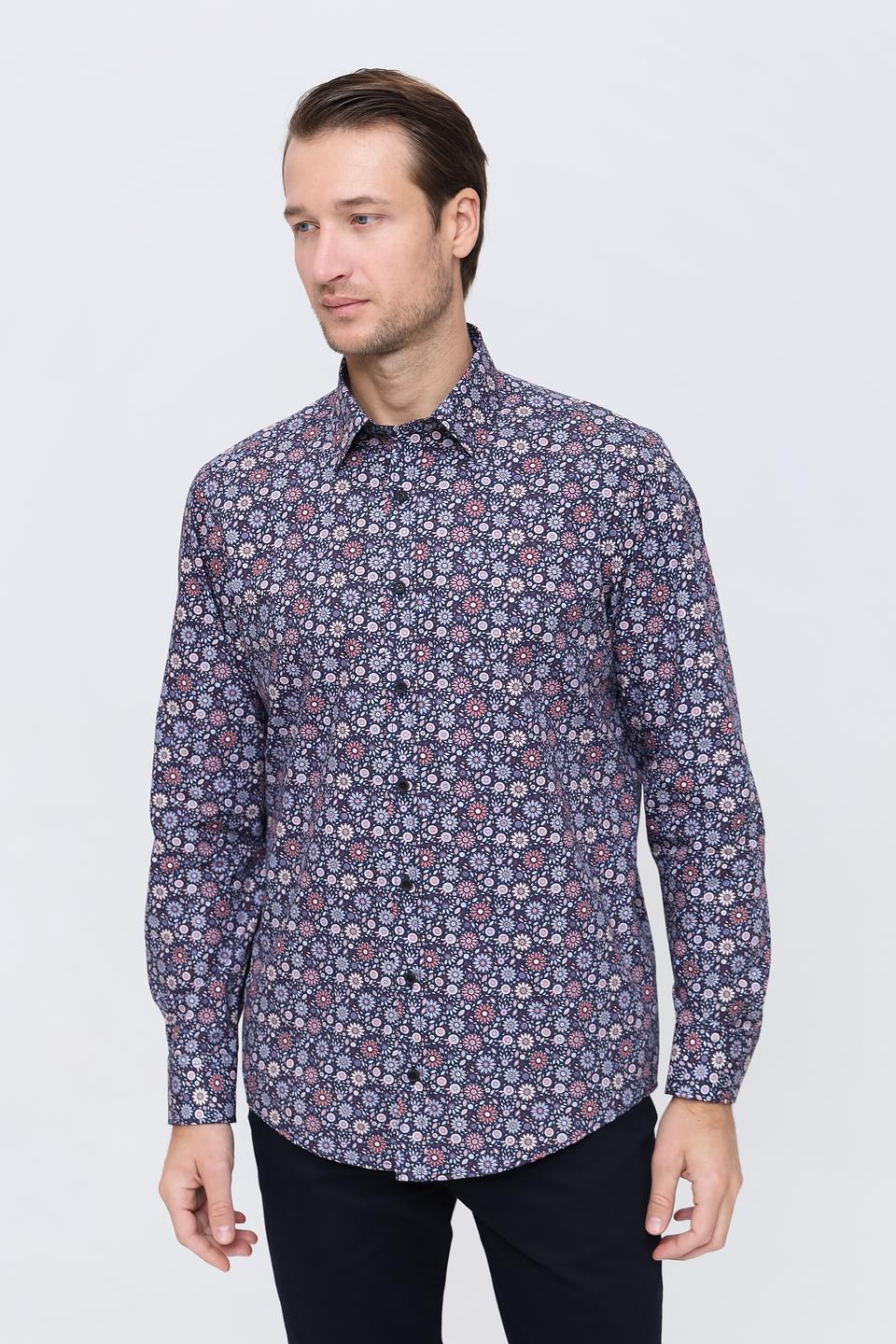 Рубашка Casa Moda с цветочным принтом