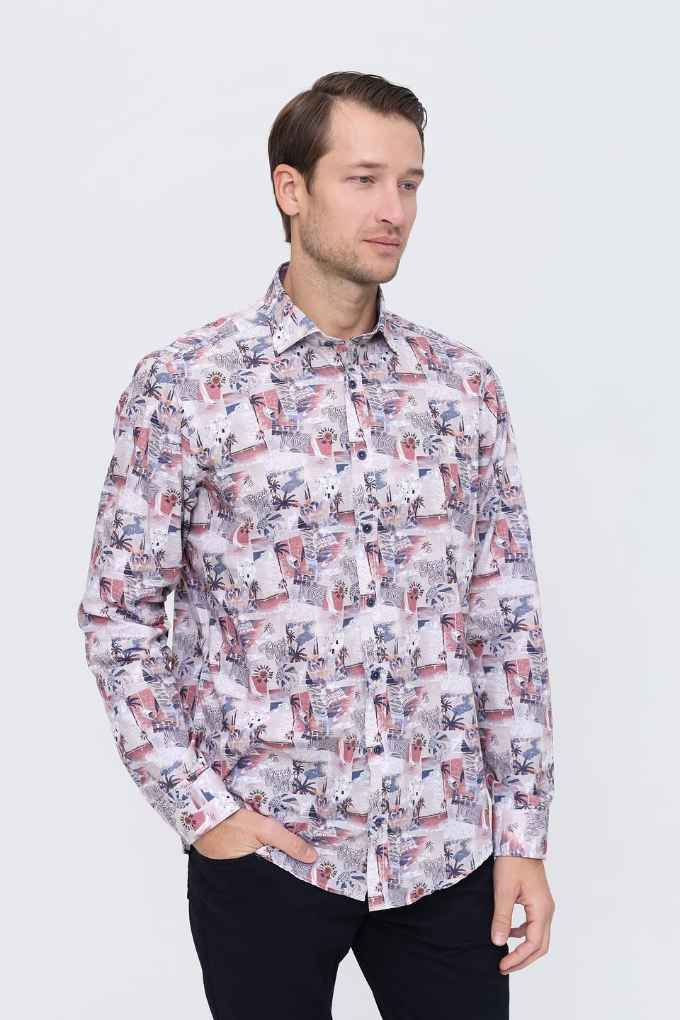 Рубашка Casa Moda с принтом