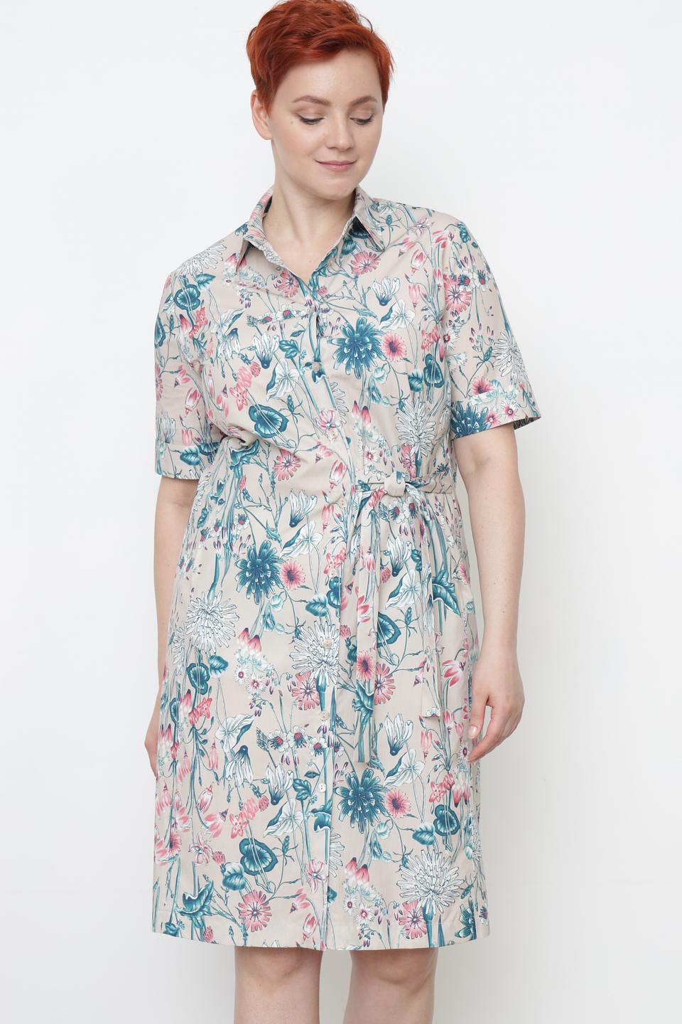 Платье Frank Walder с цветочным принтом