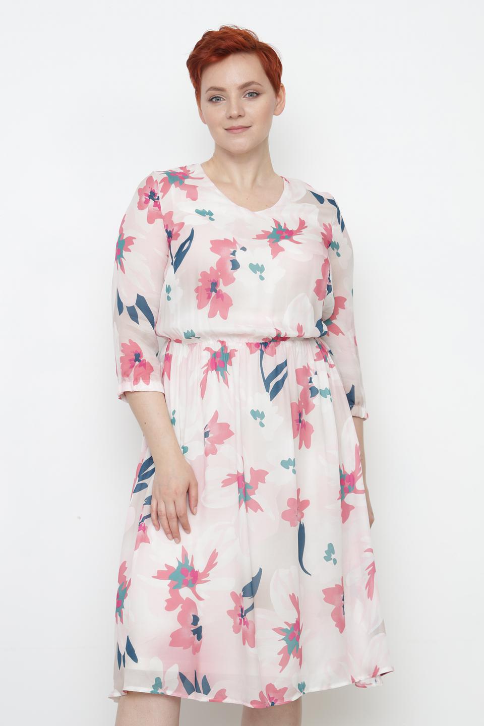 Платье Frank Walder с цветочным принтом