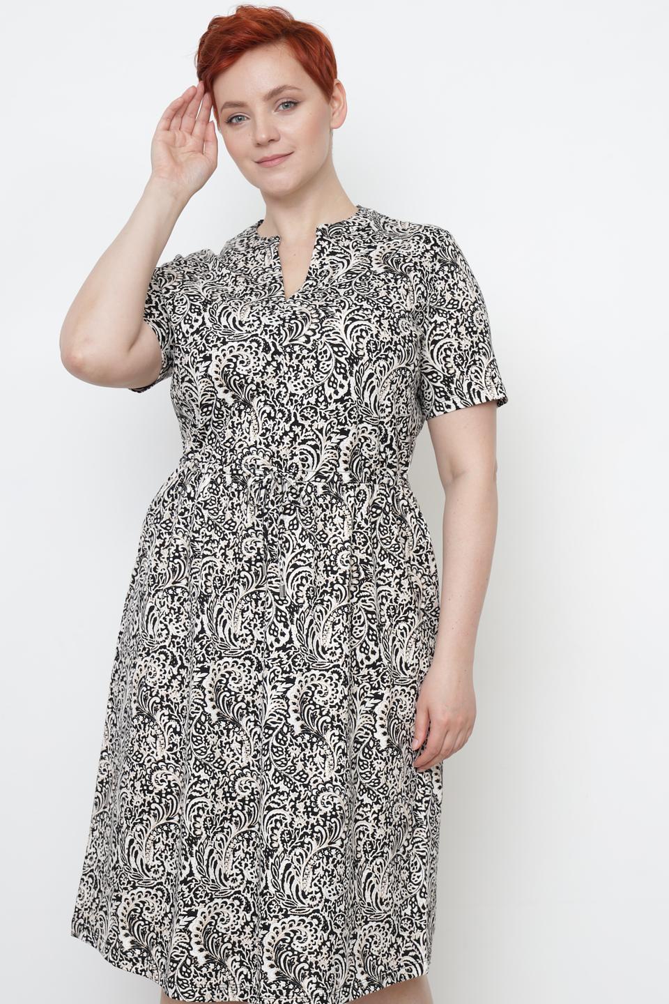 Платье Gerry Weber EDITION с принтом чёрно-белый