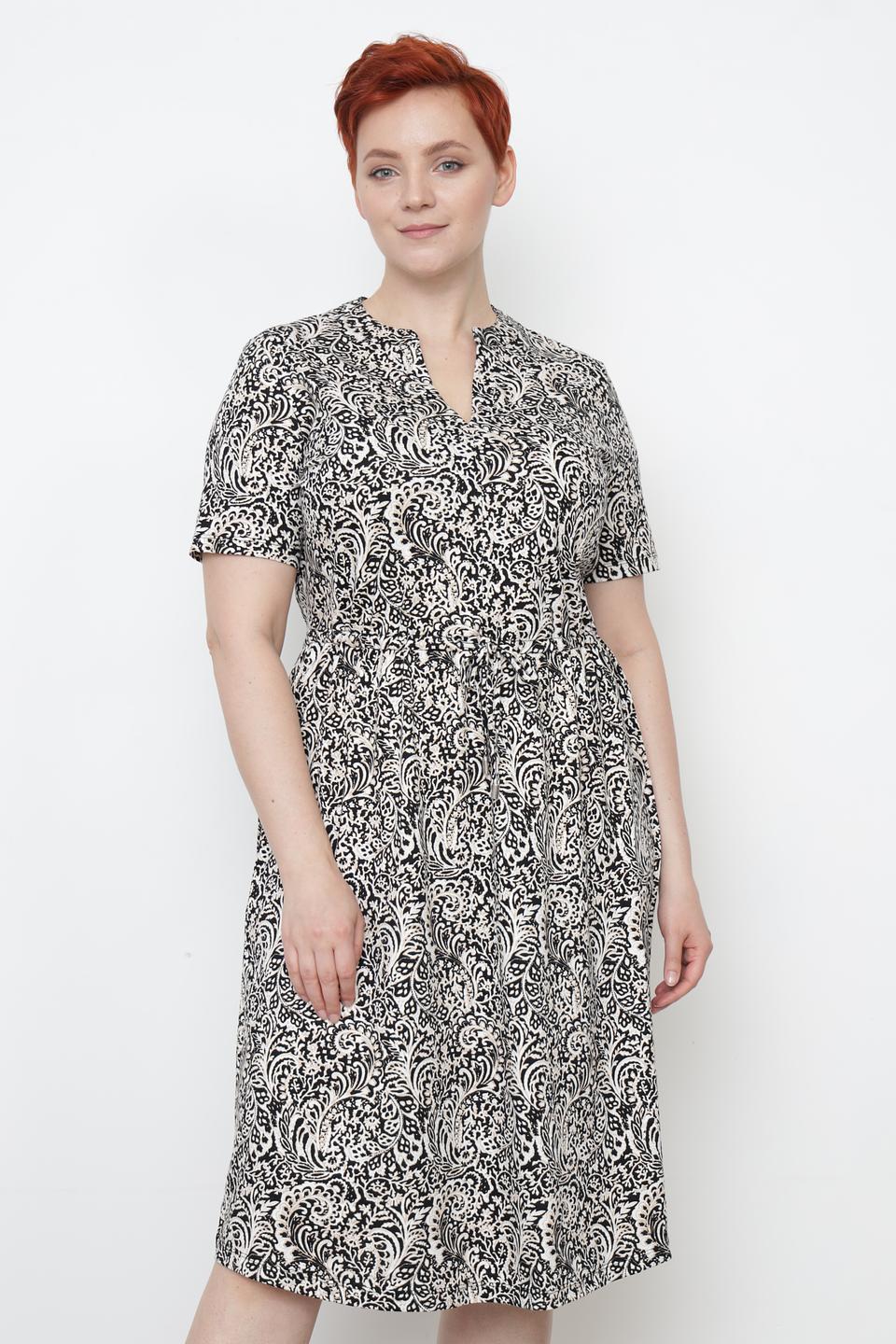 Платье Gerry Weber EDITION с принтом чёрно-белый