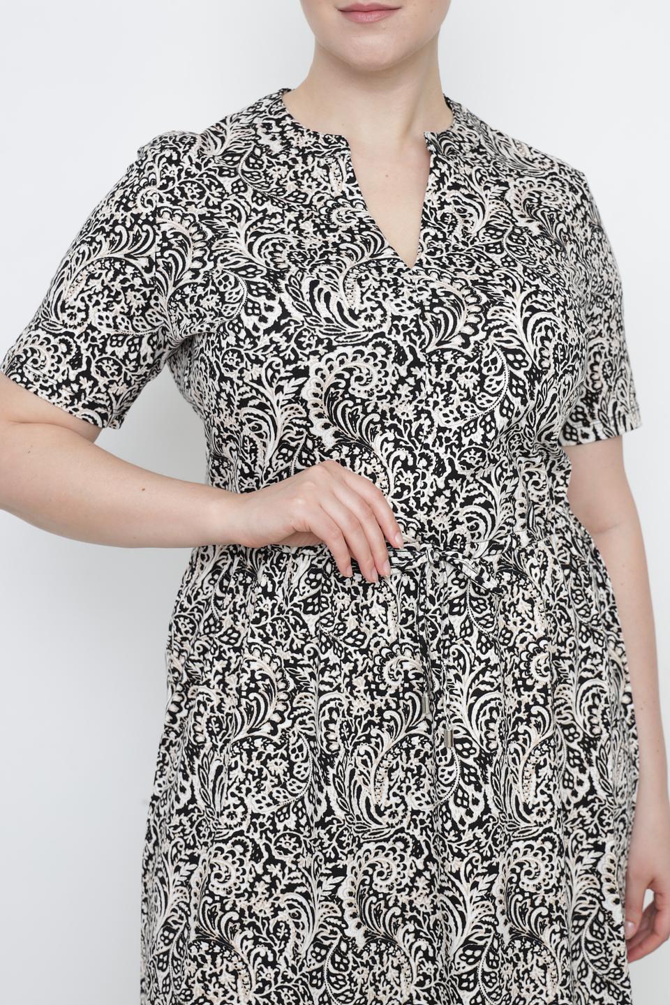 Платье Gerry Weber EDITION с принтом чёрно-белый