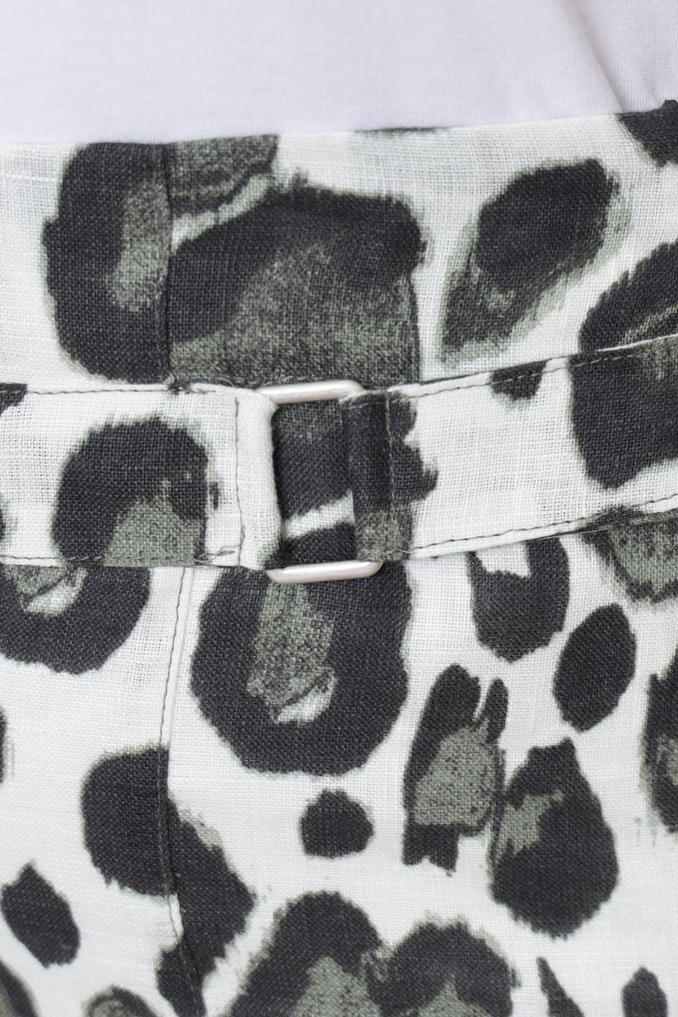 Юбка Lebek с леопардовым принтом