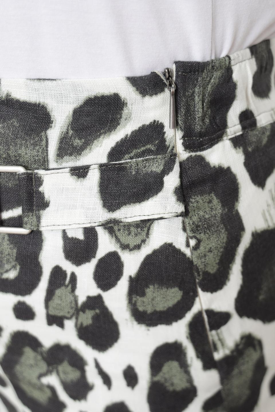 Юбка Lebek с леопардовым принтом