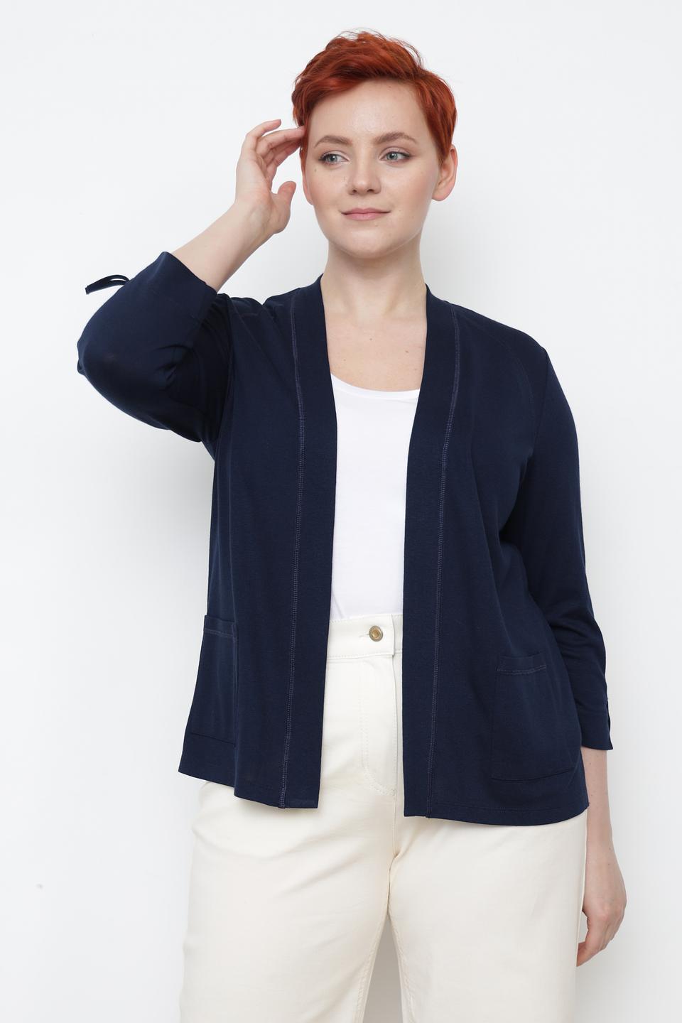 Кардиган Rabe collection темно-синий