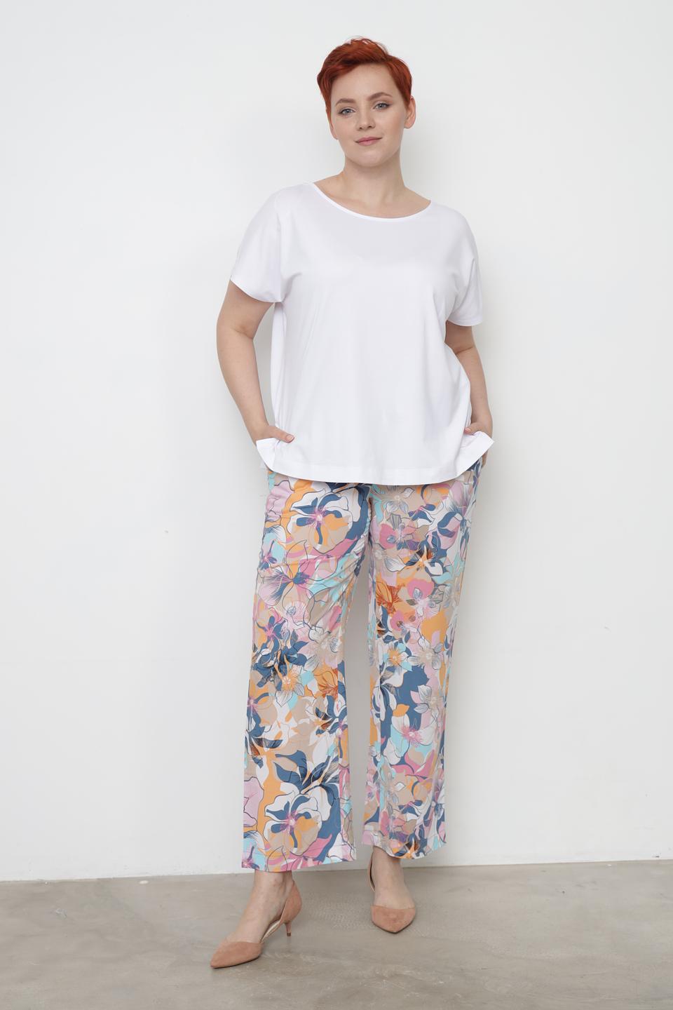 Брюки Thomas Rabe с цветочным принтом