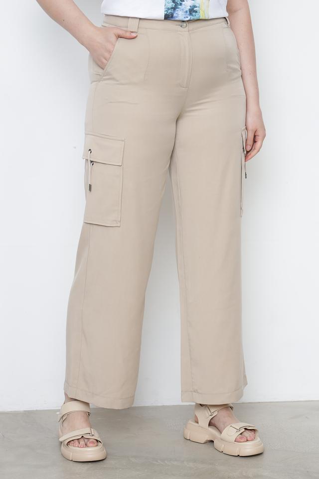 Брюки карго Lecomte бежевые