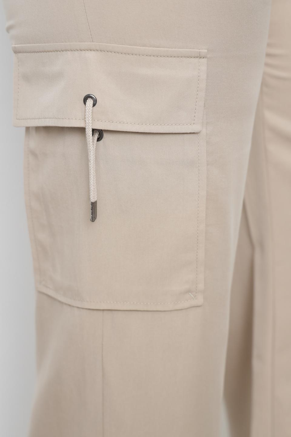 Брюки карго Lecomte бежевые