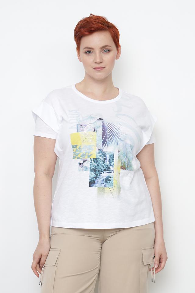 Футболка Lecomte с принтом