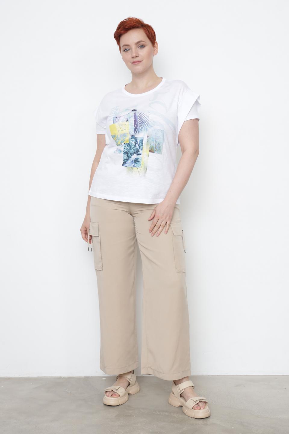 Футболка Lecomte с принтом