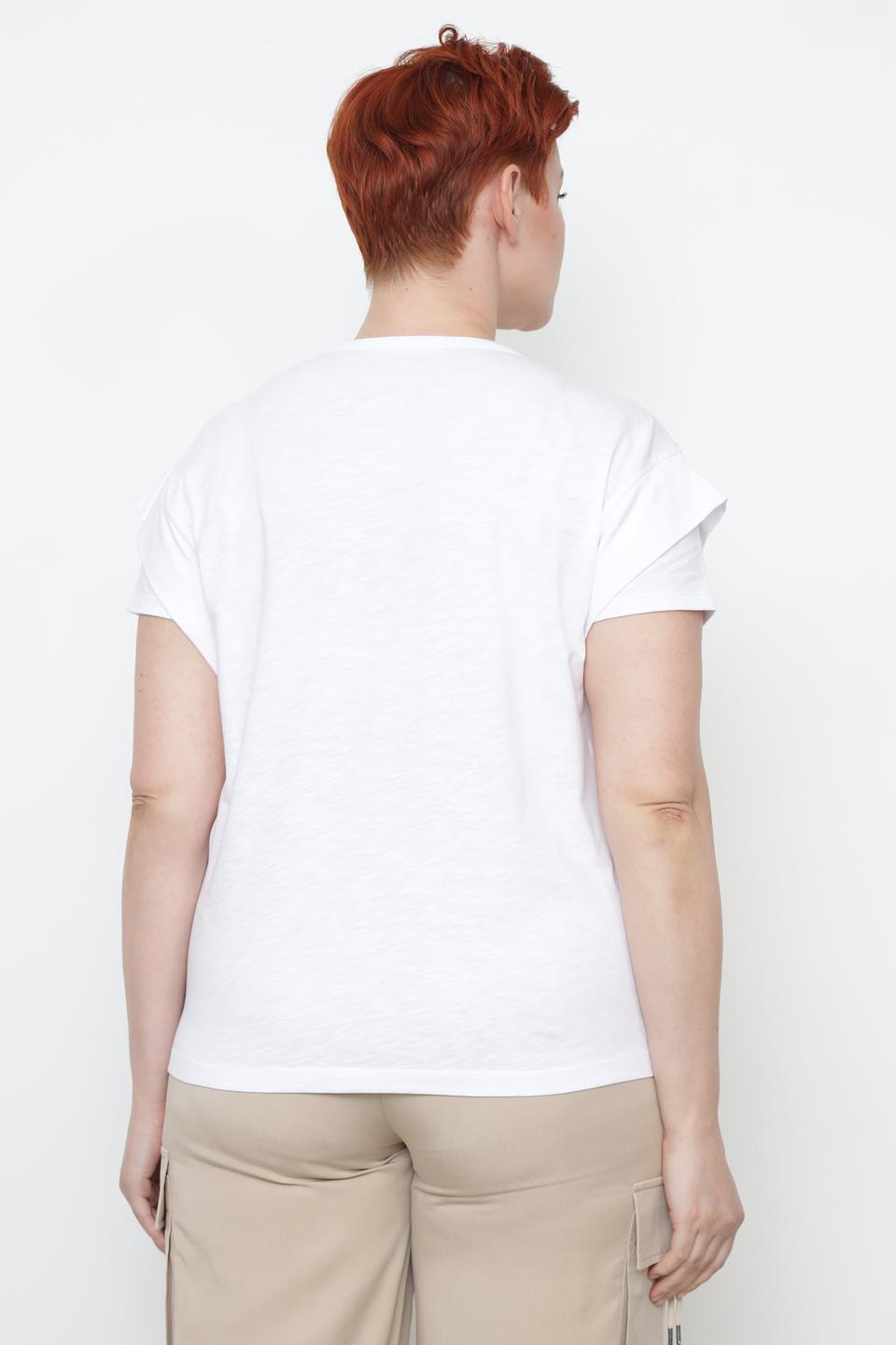 Футболка Lecomte с принтом